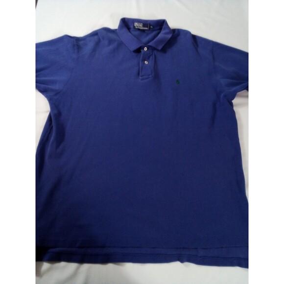 Men's Polo By Ralph‎ Lauren Short Sleeve Polo Shirt Size XL Purplish Blue... - Picture 2 of 9